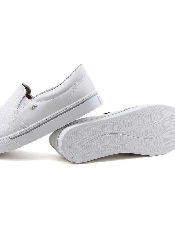 Via Marte - Tênis Casual Via Marte Calce Fácil 016-009-01 Branco Branco 4