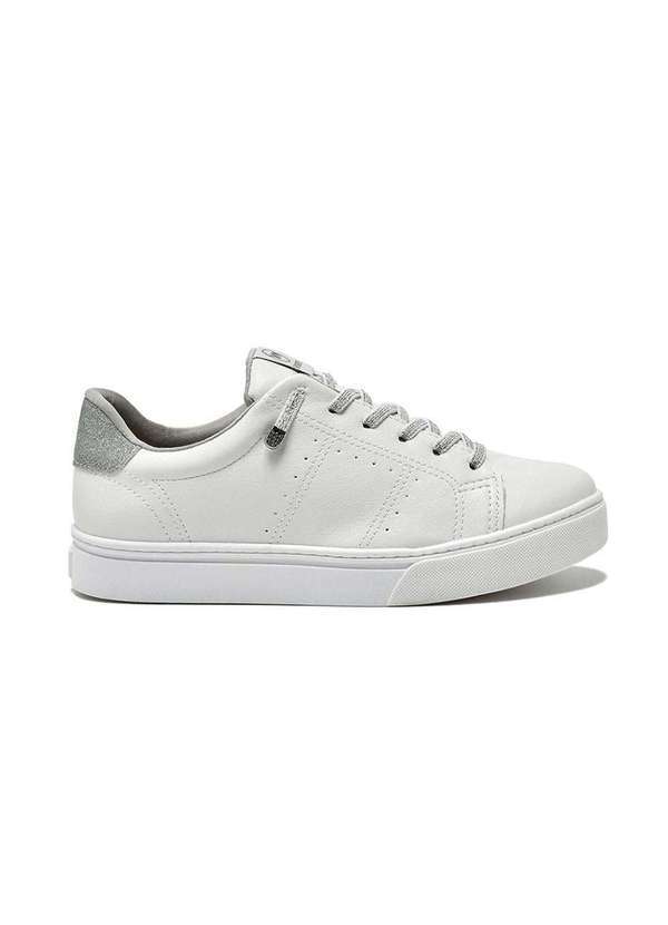 Via Marte - Tênis Casual Via Marte Glitter 016-002-02 Branco Branco