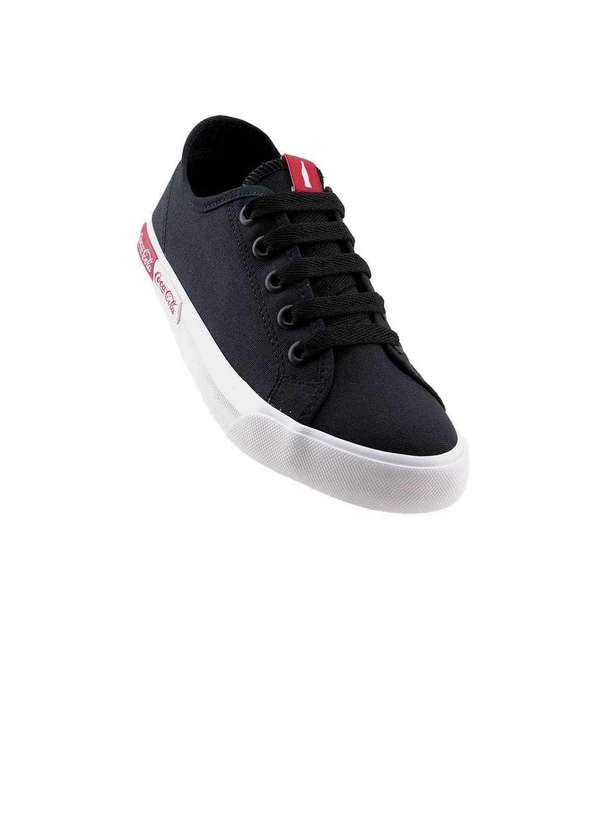 Coca Cola - Tênis Coca Cola Casual Blend Classic Cc2186 Preto Preto 2