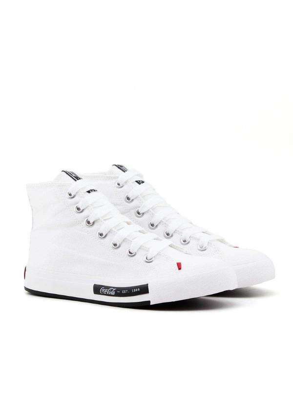 Coca Cola - Tênis Coca Cola Daytona Hi Cc2060 Branco Branco