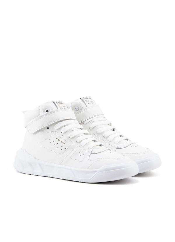 Coca Cola - Tênis Coca Cola Soho Leather Cc2177 Branco Branco