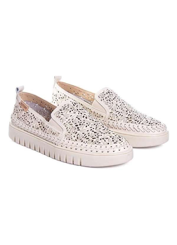 Bottero - Tênis Feminino Bottero Botvicky Couro Off White Bege 3