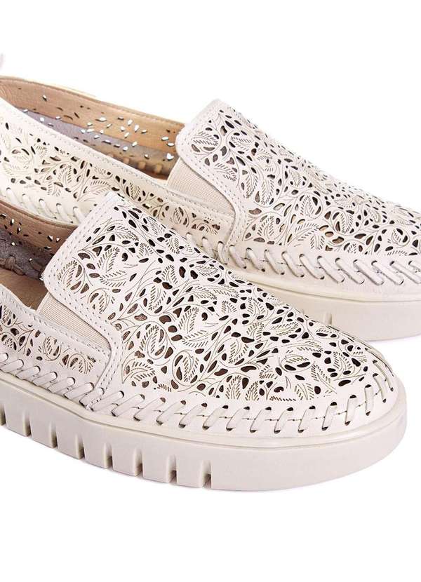 Bottero - Tênis Feminino Bottero Botvicky Couro Off White Bege 4