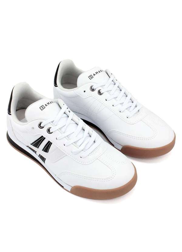 Ramarim - Tênis Feminino Casual Ramarim Snk Branco Branco 4