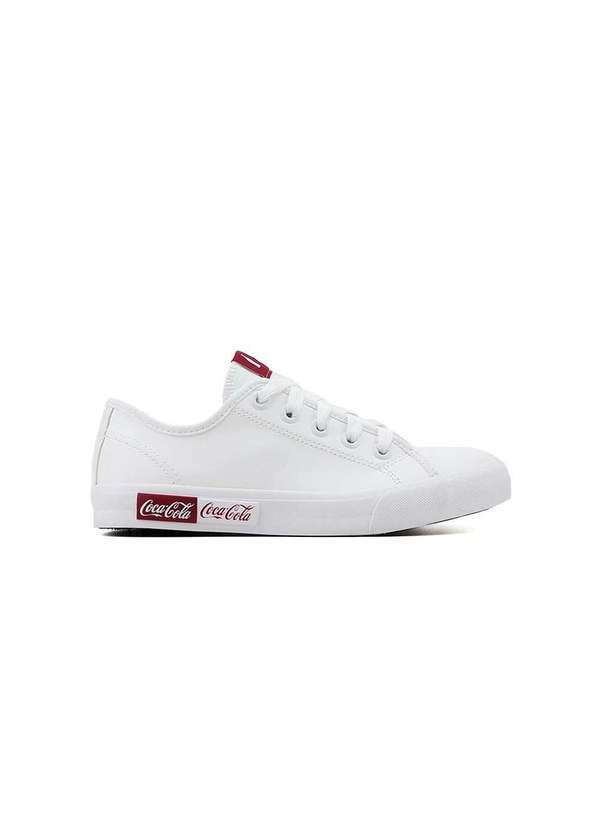 Coca Cola - Tênis Feminino Coca Cola Shoes Cc2188 Branco Branco