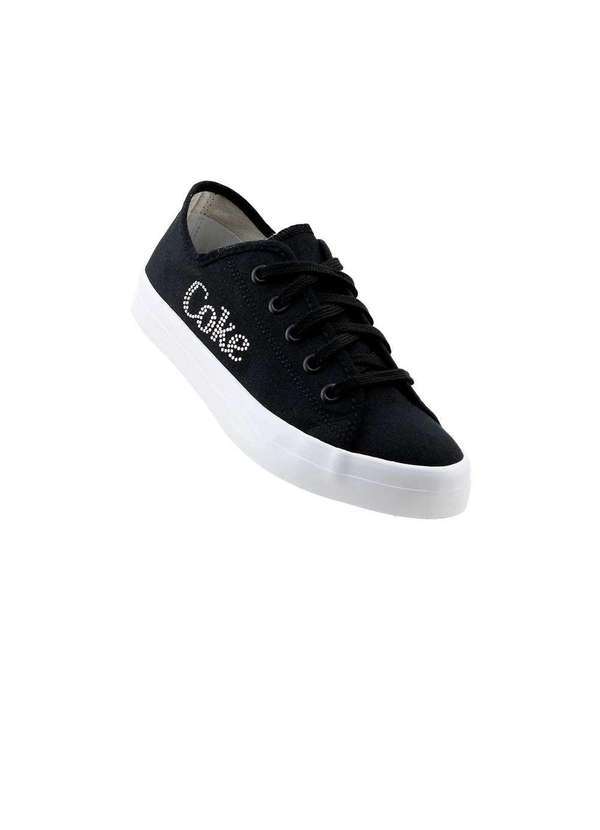 Coca Cola - Tênis Feminino Coca Cola Shoes Cc2440 Preto/Branco Preto 2