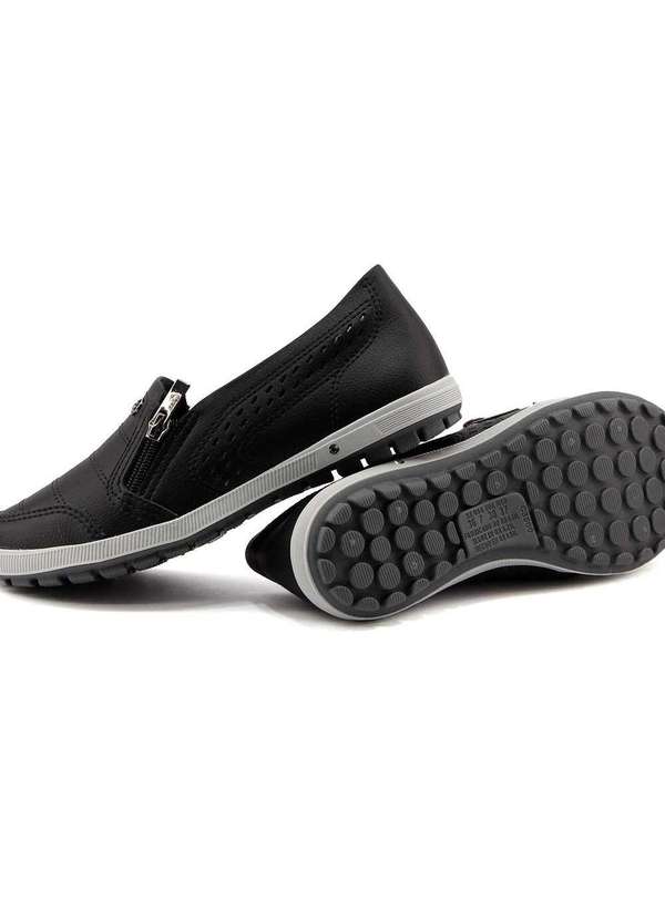 Kolosh Tênis Feminino Kolosh Casual Slip On C3505 Preto Preto