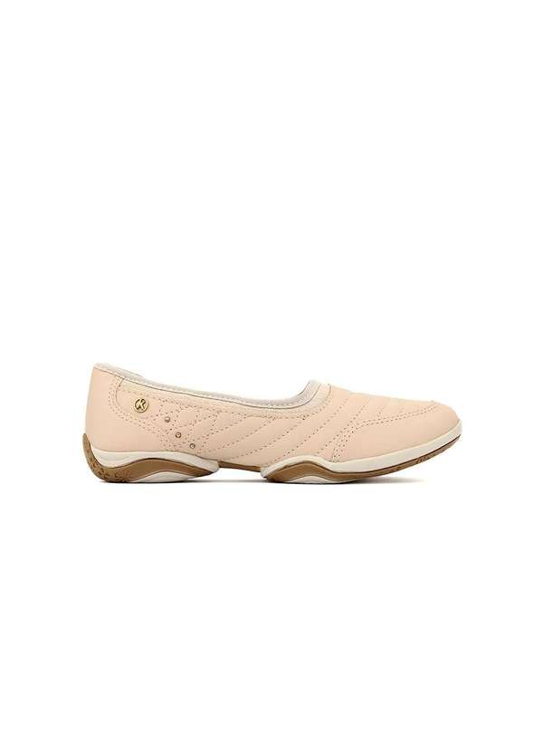 Tênis Feminino Kolosh Slip On Bege Bege Pixole - Main Image