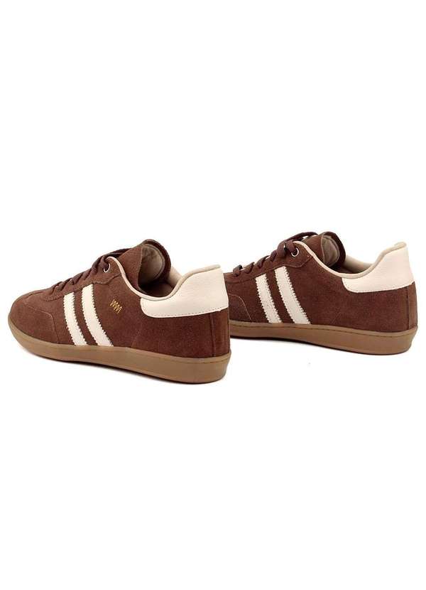 Marina Melo - Tênis Feminino Marina Mello Couro Cafe Marrom 5