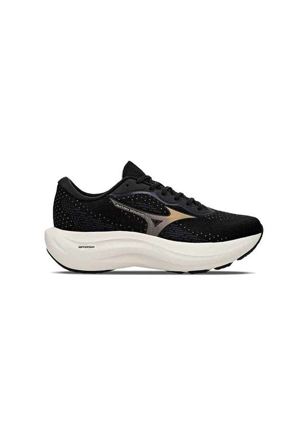 Mizuno - Tênis Feminino Mizuno de Corrida Virtue Preto Preto