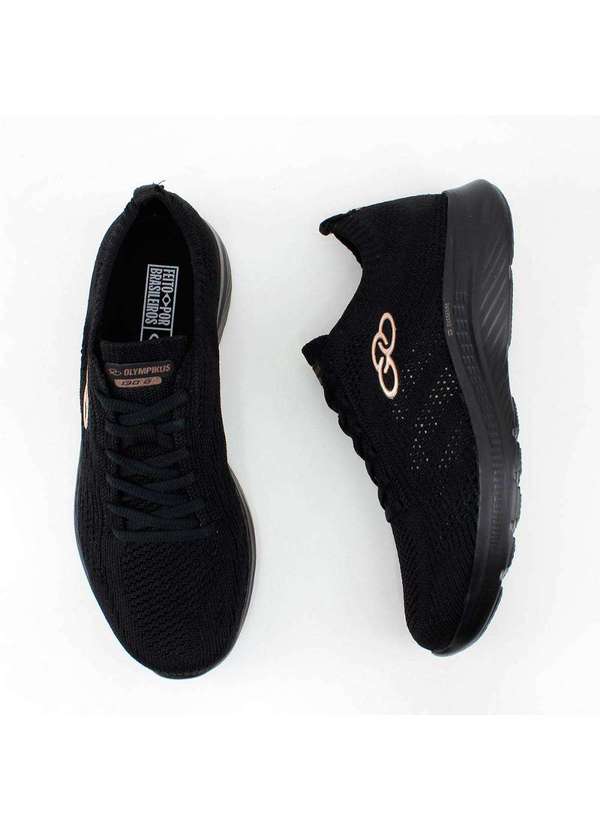 Olympikus - Tênis Feminino Olympikus 130g Preto Preto 3