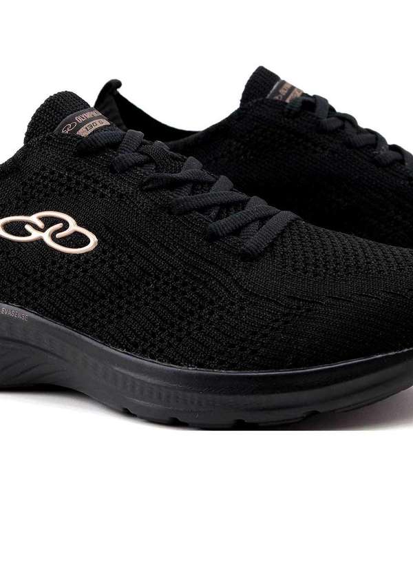 Olympikus - Tênis Feminino Olympikus 130g Preto Preto 7