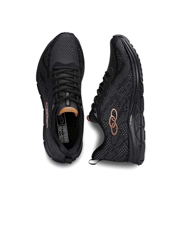 Olympikus - Tênis Feminino Olympikus Citrus 2 Preto/Bronze Preto 4