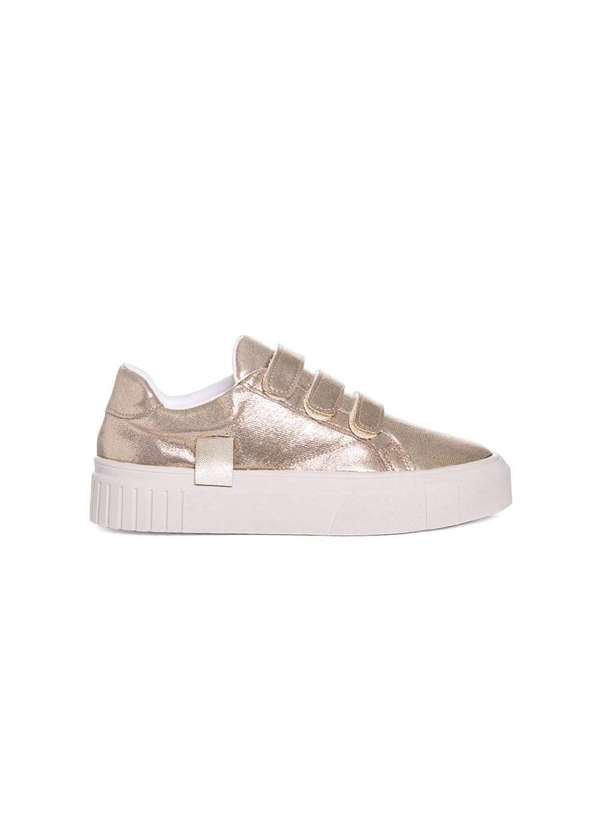 Pixolé - Tênis Feminino Pixolé Casual Kira Ouro Dourado