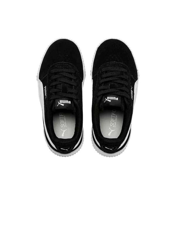 Pixolé - Tênis Feminino Puma Carina Bdp 375564 Couro Preto/Branco Preto 8