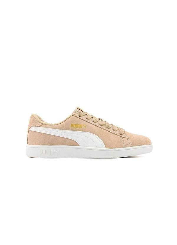 Pixolé - Tênis Feminino Puma Smash V2 386162 Bege Bege