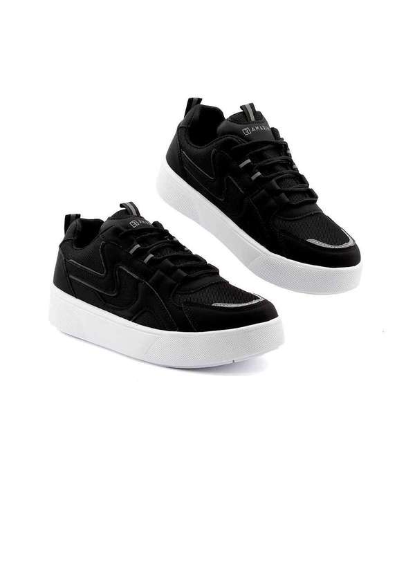 Ramarim - Tênis Feminino Ramarim Crystal 2483231 Preto Preto 3