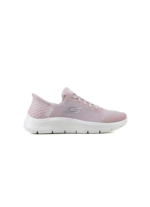 Skechers - Tênis Feminino Skechers Go Walk Flex Slip-Ins Rosa Claro Rosa