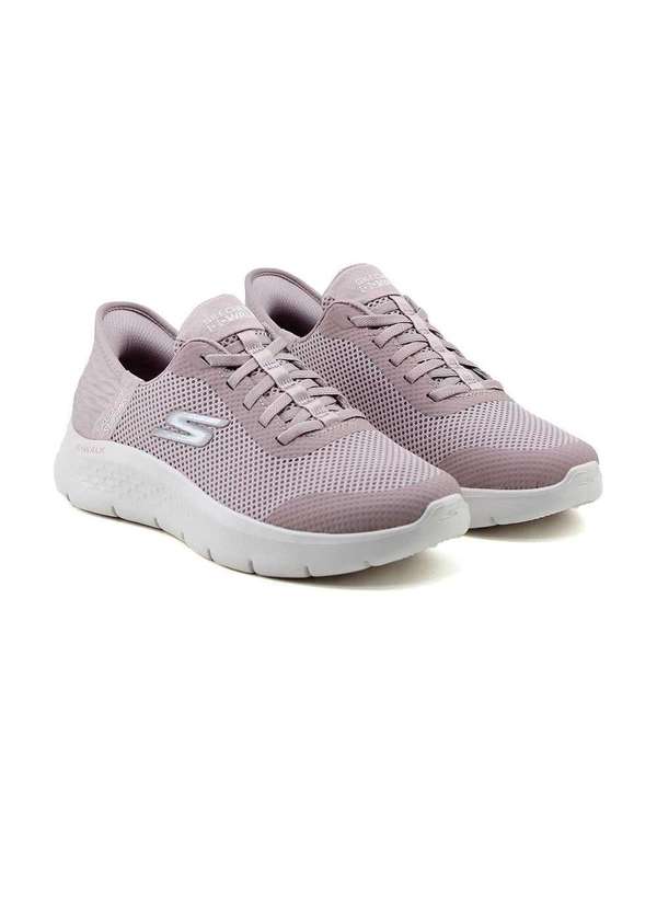 Skechers - Tênis Feminino Skechers Go Walk Flex Slip-Ins Rosa Claro Rosa 2