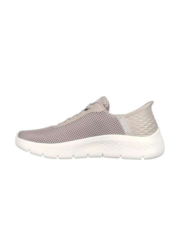 Skechers - Tênis Feminino Skechers Go Walk Flex Slip-Ins Taupy Bege