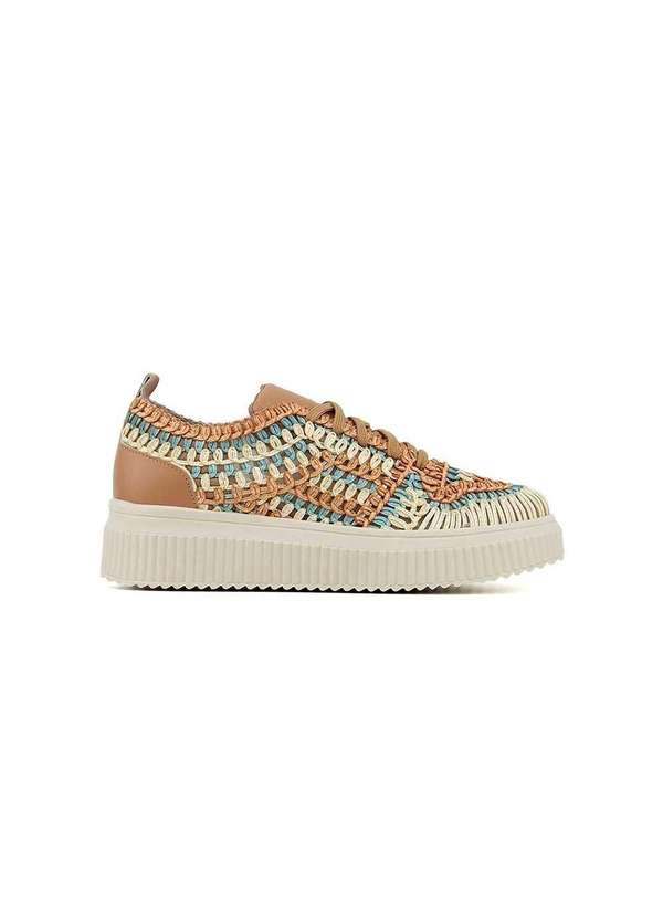 Pixolé - Tênis Feminino Valentina Casual Tramado Multicolor Multicores