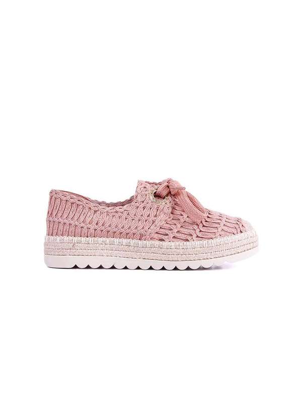 Pixolé - Tênis Feminino Valentina Espadrille Tramado Nude Nude