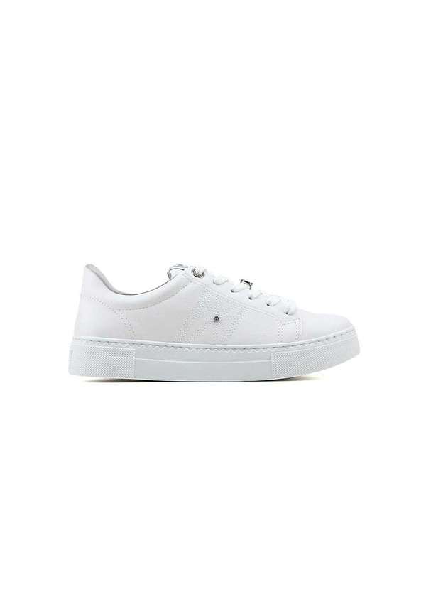 Via Marte - Tênis Feminino Via Marte Casual Branco Branco