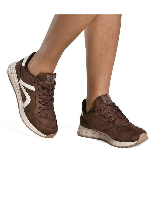 Via Marte - Tênis Feminino Via Marte Casual Marrom Marrom 3