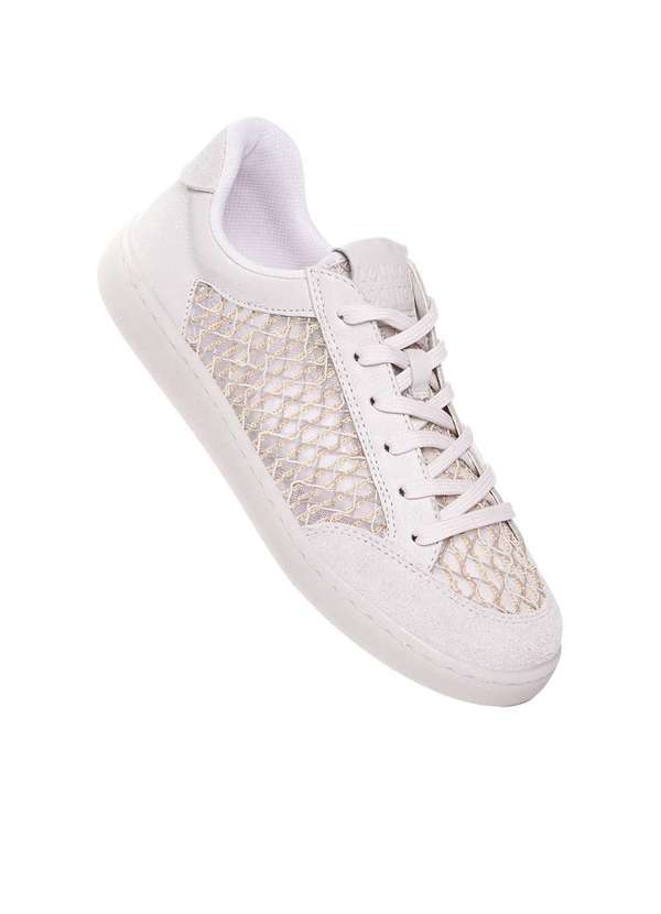 Loucos e Santos - Tênis Loucos e Santos Trançado Couro Off White Bege 2