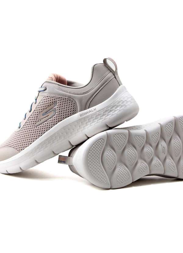 Skechers - Tênis Skechers Go Walk Flex 124817 Taupy Bege 3