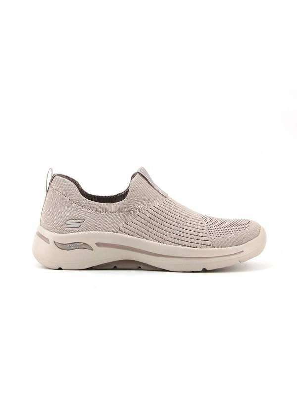 Skechers - Tênis Skechers Gowalk Arch Fit 124409 Taupy Bege