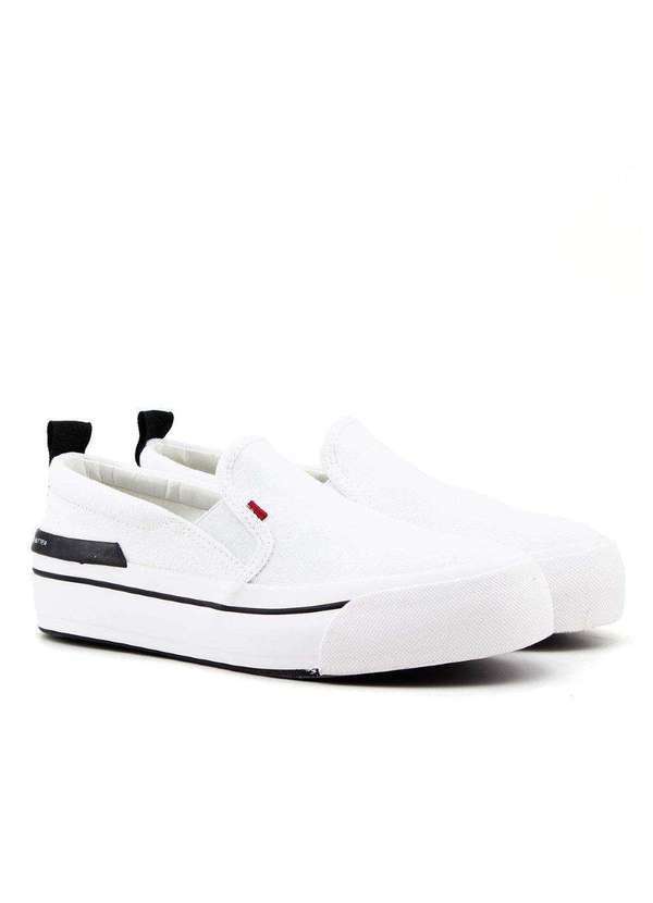 Coca Cola - Tênis Slip On Coca Cola Canvas Cc2202 Branco Branco