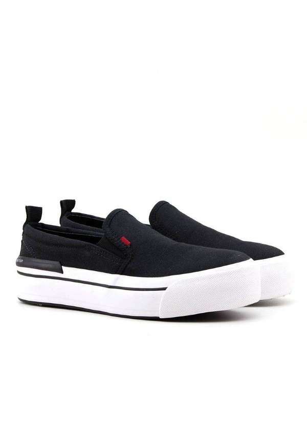 Coca Cola - Tênis Slip On Coca Cola Canvas Cc2202 Preto Preto