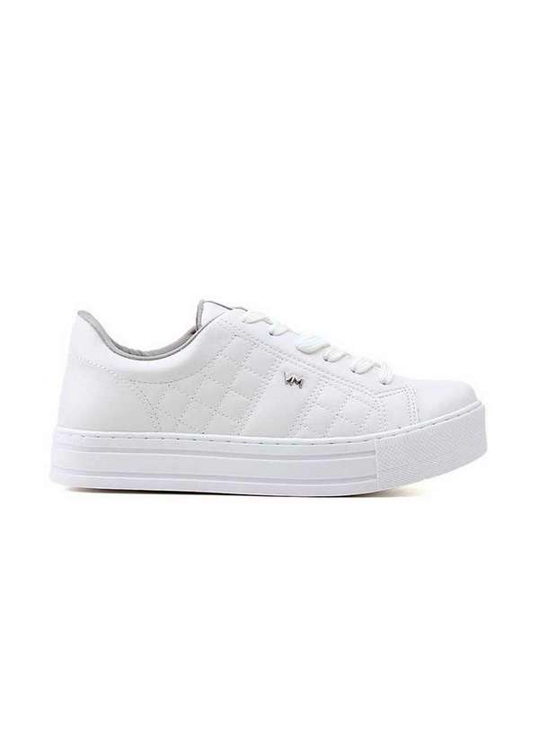 Via Marte - Tênis Via Marte Casual Basic 010-003-02 Branco Branco