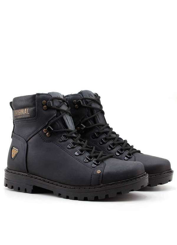 Pegada - Bota Coturno Pegada Jungle Preto Preto