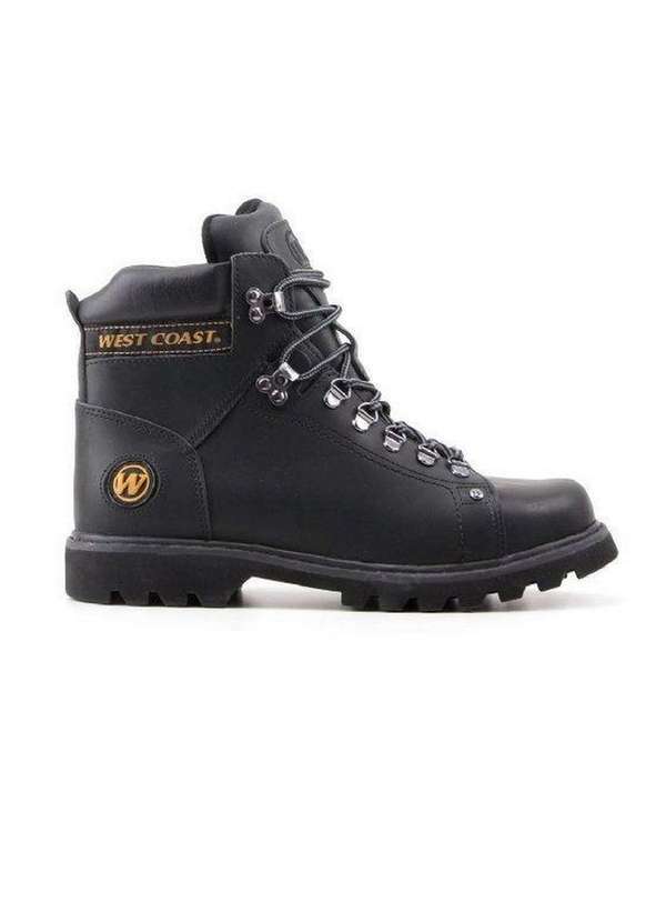 West Coast - Bota West Coast Worker Classic Couro 311001 Preto Preto
