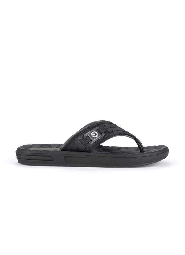Cartago - Chinelo de Dedo Cartago Egeu Iii 12287 Preto/Cinza Preto