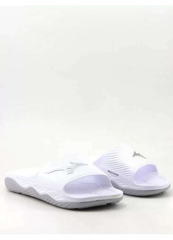 Chinelo Mizuno 106049049 Branco/Prata Branco - Pixole