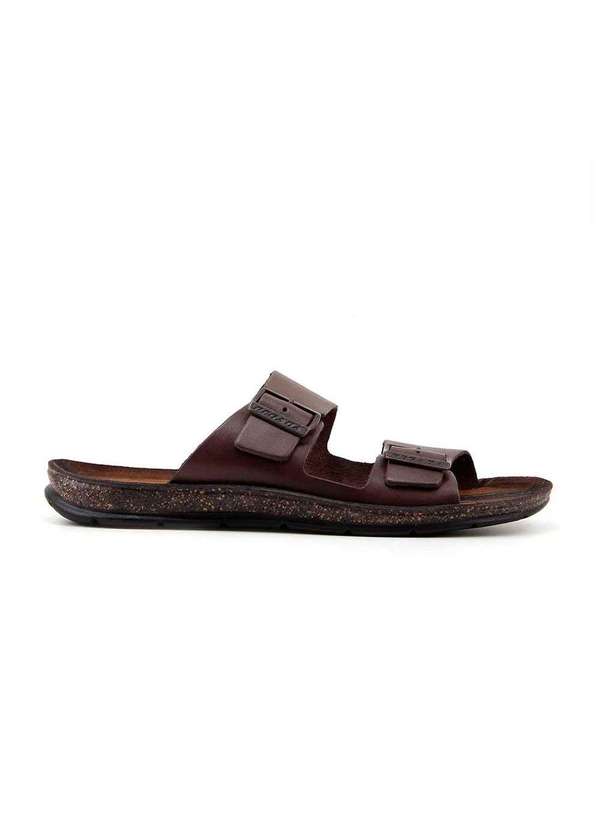 Pegada - Chinelo Pegada em Couro 132824 Cravo Marrom