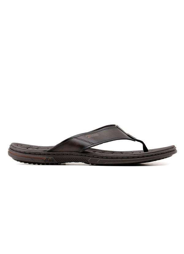 Pegada - Chinelo Pegada Masculino 45 Acima 533301 Couro Cravo Marrom