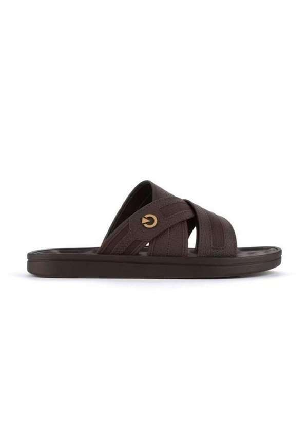 Cartago - Chinelo Slide Cartago Alabama 12203-Av736 Marrom Marrom