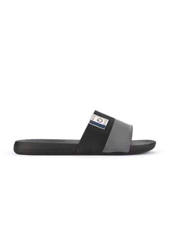 Cartago - Chinelo Slide Cartago Dakar Ii Gaspea 12279-At310 Preto/Cinza Preto