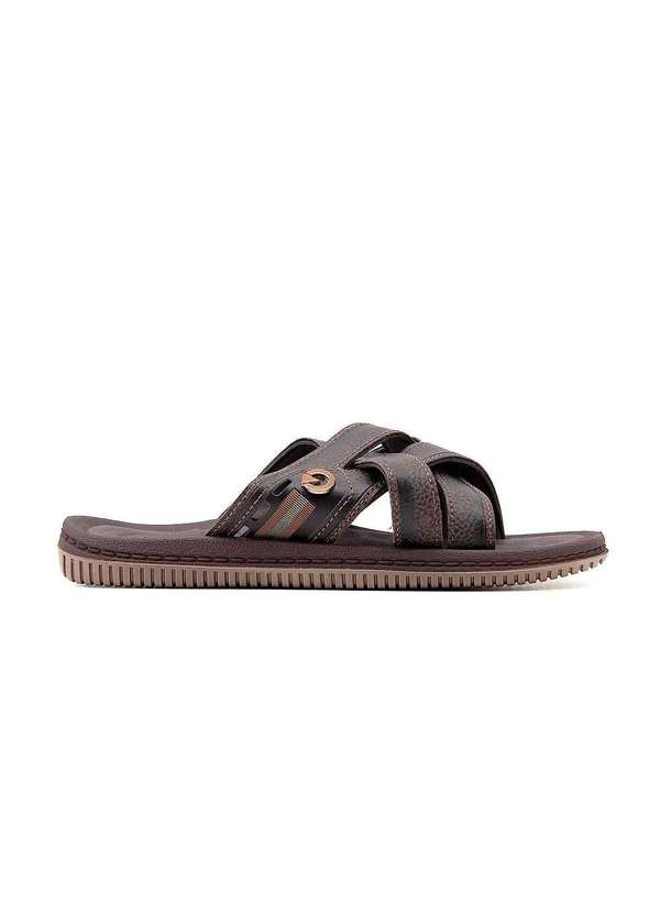 Cartago - Chinelo Slide Cartago Fiji Essen 12317 Marrom Marrom 1