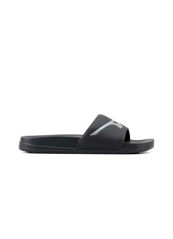 Mizuno - Chinelo Slide Mizuno Basic 106050050 Chumbo Preto
