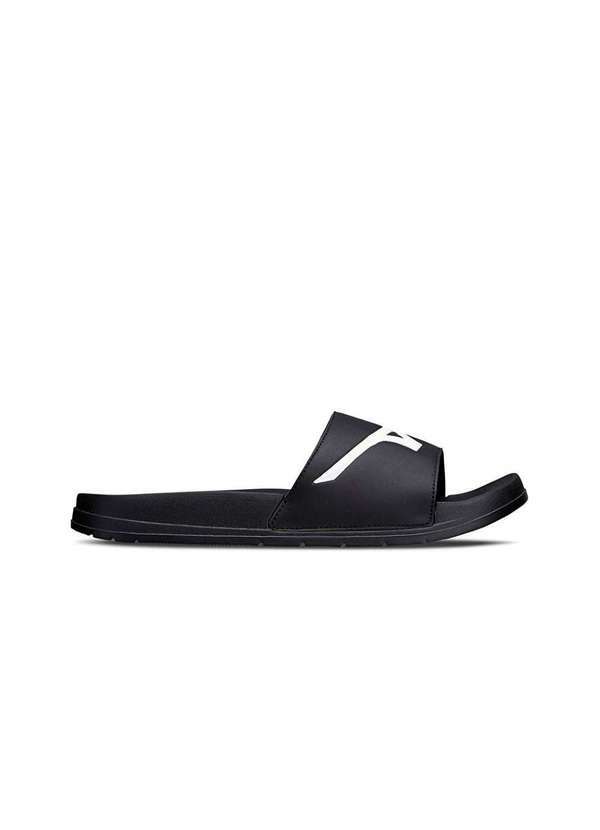 Mizuno - Chinelo Slide Mizuno Basic 106050050 Preto/Branco Preto