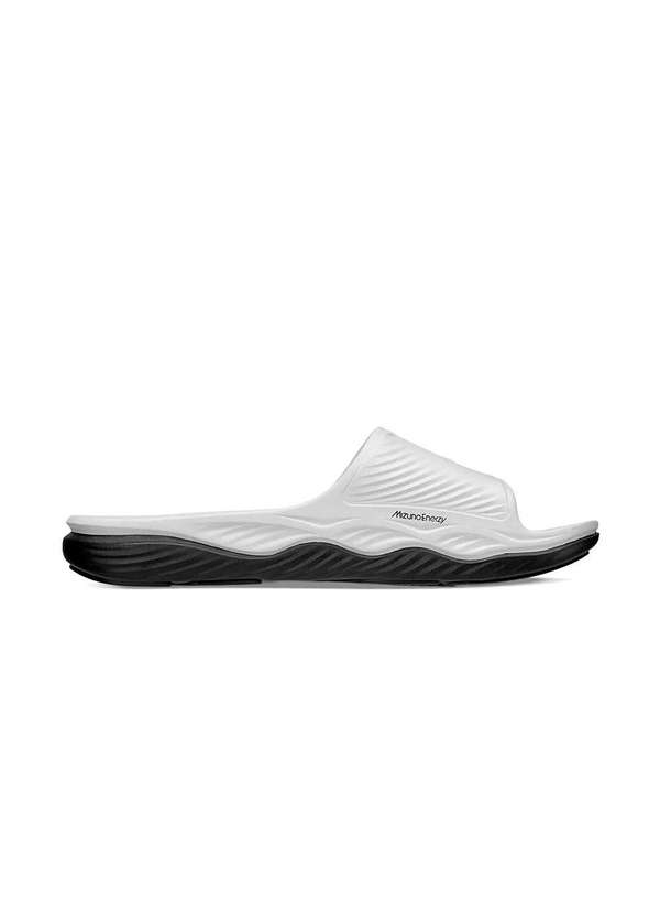 Mizuno - Mizuno Chinelo Slide Enerzy Branco/Preto Branco 3