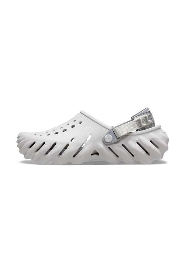Crocs - Crocs Sandália Echo Clog Cinza Cinza 3