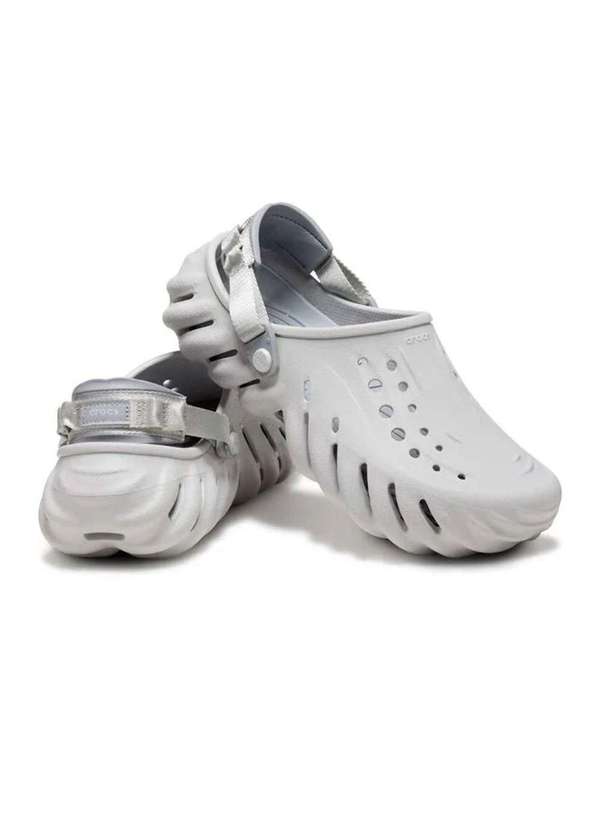 Crocs - Crocs Sandália Echo Clog Cinza Cinza 4