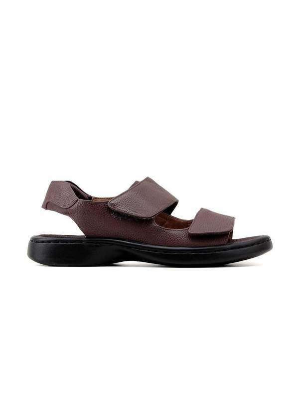 Opananken - Sandália Masculina Opananken Stress Line 31601 Conhaque Marrom