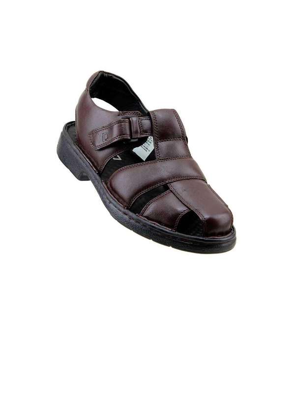 Pipper - Sandália Masculina Pipper Couro Capuccino Marrom 2